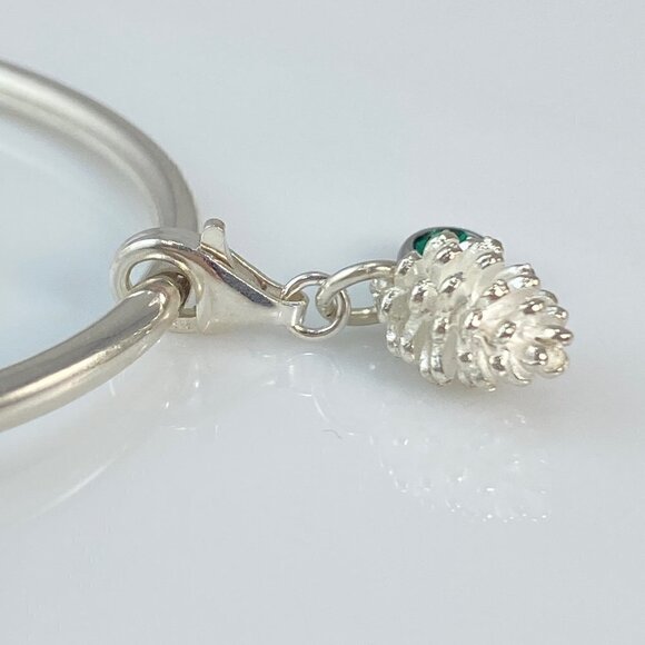 Pine Cone and Birthstone Dangle Charm - Picture 9 of 9